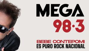 Bebe Contepomi,, una de las figuras que protagonizan la nueva campaña de Mega 98.3.