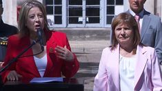 Bullrich y Monteoliva juntas en la presentación de la ANM Bullrich y Monteoliva juntas en la presentación de la ANM