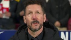 Diego Simeone, DT de Atlético de Madrid.