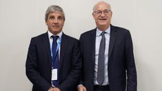 Luis Caputo junto a Ilan Goldfajn.&nbsp;