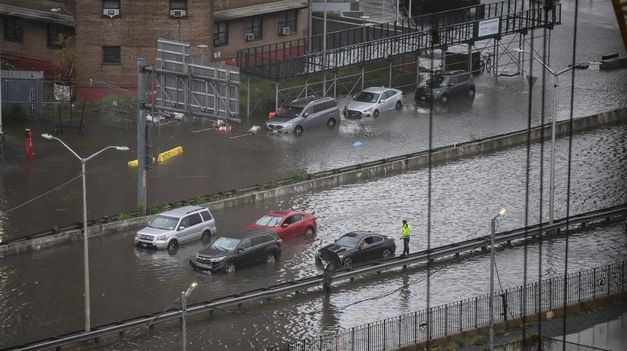 Una imagen catastrófica de las calles neoyorkinas.