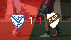 platense empato 1-1 en su visita a velez