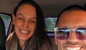 Bam Bam sorprendió a una pasajera y ella decidió registrar el momento.
