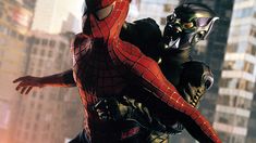 Spider-Man y el Duende Verde en la película Spider-Man (2002) Spider-Man y el Duende Verde en la película Spider-Man (2002)