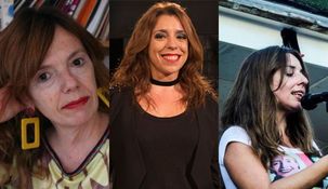 Sandra Chaher, Verónica Lorca y Lucía García Itzigsohn.