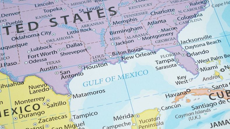 Estados Unidos renombró al Golfo de México como Golfo de América.&nbsp;