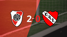 en su casa, river plate le gano a independiente por 2-0 en su casa, river plate le gano a independiente por 2-0