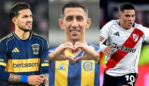 Paredes, Di María y Quintero, los tres refuerzos de más renombre en el fútbol argentino. Paredes, Di María y Quintero, los tres refuerzos de más renombre en el fútbol argentino.