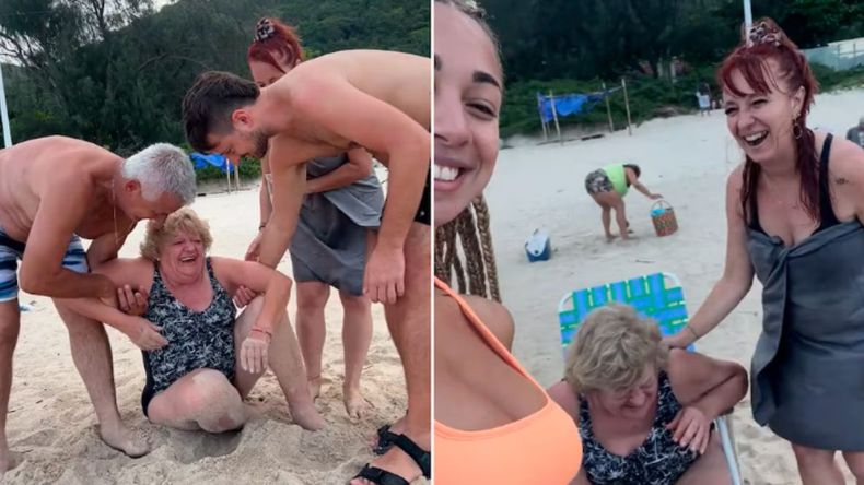 Una mujer probó su primera caipiriña en Brasil y el resultado fue muy gracioso.