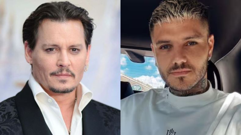 Johnny Depp viajó a Uruguay para reunirse en secreto con Mauro Icardi.