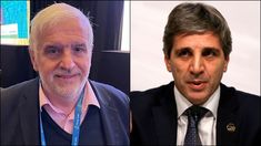 El secretario de Bioeconomía, Vilella, y el ministro de Economía, Caputo.