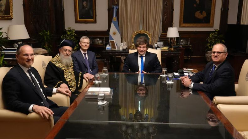 El presidente de la Argentina es uno de los pocos en el mundo que se mantiene firme y habla a favor del Pueblo de Israel”