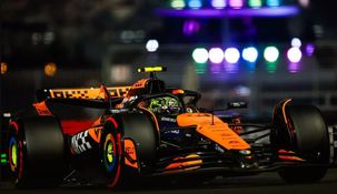 Lando Norris, líder de la primera prueba.