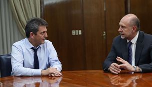 Massa y Perotti se reunieron en Buenos Aires.