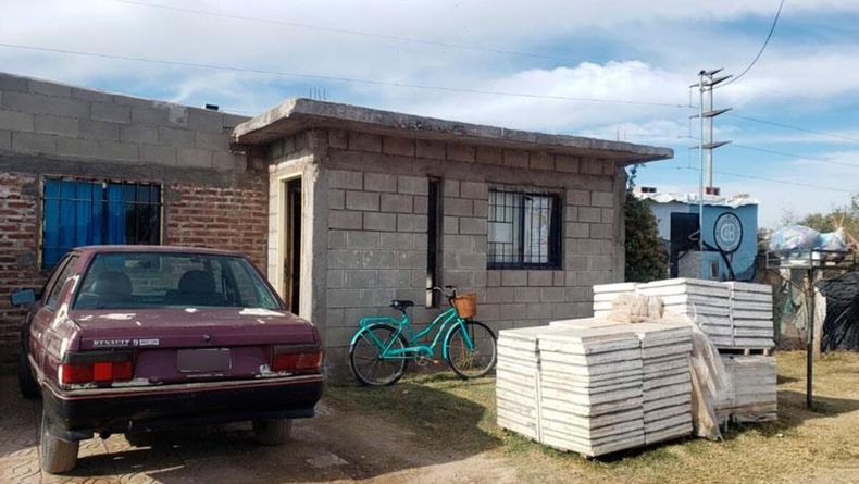 La casa de la localidad de Monte Cristo que sufrió el robo.