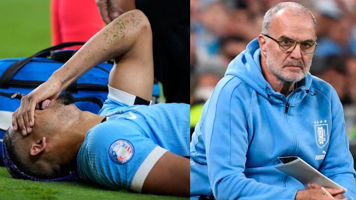 La lesión de Araújo complicó a Uruguay y culparon a Marcelo 