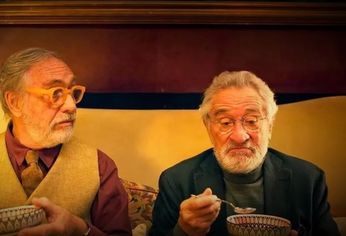 Luis Brandoni y Robert de Niro en una escena de Nada, serie dirigida por Mariano Cohn y Gastón Duprat. Luis Brandoni y Robert de Niro en una escena de Nada, serie dirigida por Mariano Cohn y Gastón Duprat.