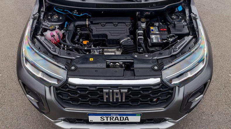 Es el mismo motor turbo que viene en el Fiat Pulse.