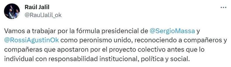 Fuerte respaldo de gobernadores peronistas y ministros a la fórmula Massa - Rossi