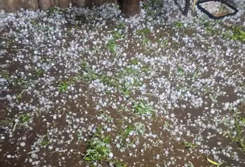 Cayó granizo en la provincia de Buenos Aires y el Servicio Meteorológico emitió alertas por fuertes tormentas