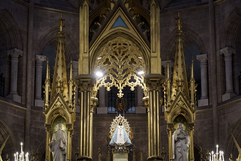 La Virgen María acompañará la Misa del Santo Padre.