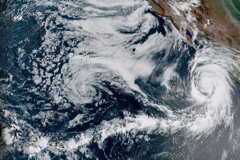 Fotografía satelital del viernes 18 de agosto de 2023