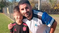 Fabián Correa junto a su hijo, Thiago. Fabián Correa junto a su hijo, Thiago.