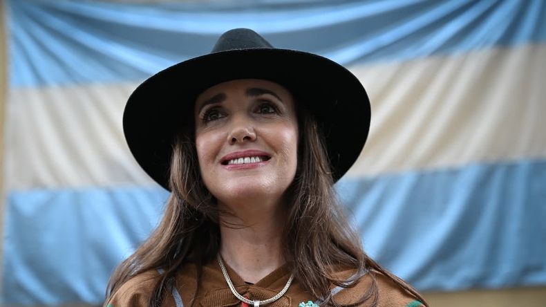 Victoria Villarruel participó de la 90° edición de la Expo Venado