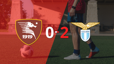 con dos goles de ciro immobile, lazio vencio a salernitana