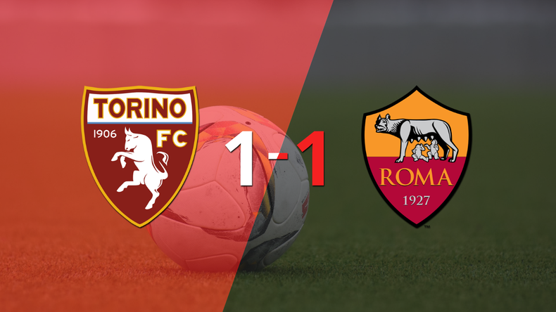 Reparto de puntos en el empate a uno entre Torino y Roma