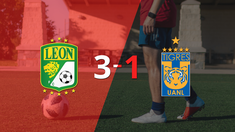 contundente victoria de leon sobre tigres
