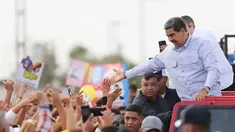 El presidente Nicolás Maduro, en uno de los actos de campaña. El presidente Nicolás Maduro, en uno de los actos de campaña.