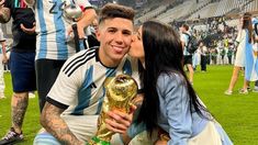 Enzo Fernández y Valentina Cervantes, la más reciente separación de la Scaloneta. Enzo Fernández y Valentina Cervantes, la más reciente separación de la Scaloneta.