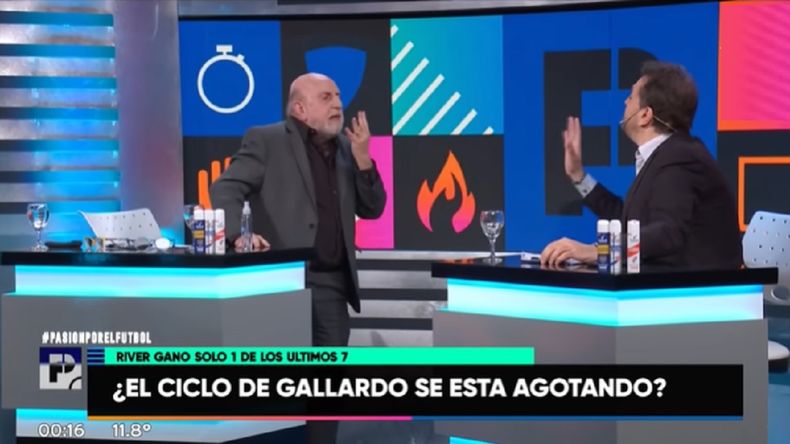 Pagani y Distasio comparten el programa Pasión por el fútbol.