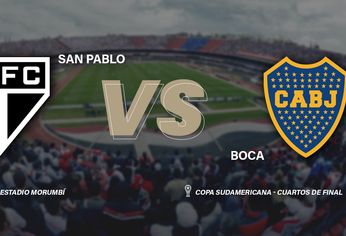 Boca visita a San Pablo por la vuelta de los cuartos de final de la Copa Sudamericana.&nbsp;