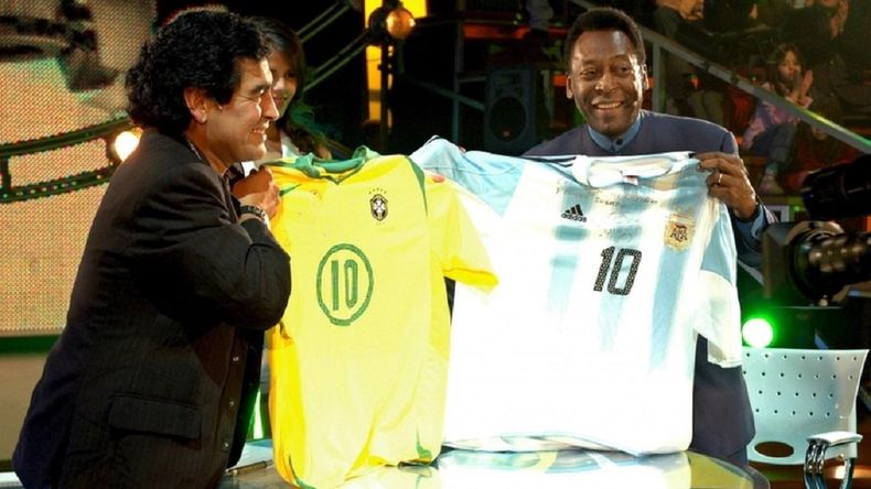 Maradona y Pelé