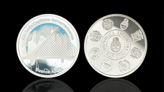 El BCRA emitió 2.500 ejemplares de esta nueva moneda conmemorativa acuñada en plata 925. El BCRA emitió 2.500 ejemplares de esta nueva moneda conmemorativa acuñada en plata 925.