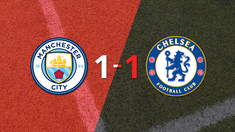 chelsea empato 1-1 en su visita a manchester city