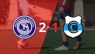 Independiente Mdz. sacó los 3 puntos en casa al vencer 2-1 a Gimnasia (J)