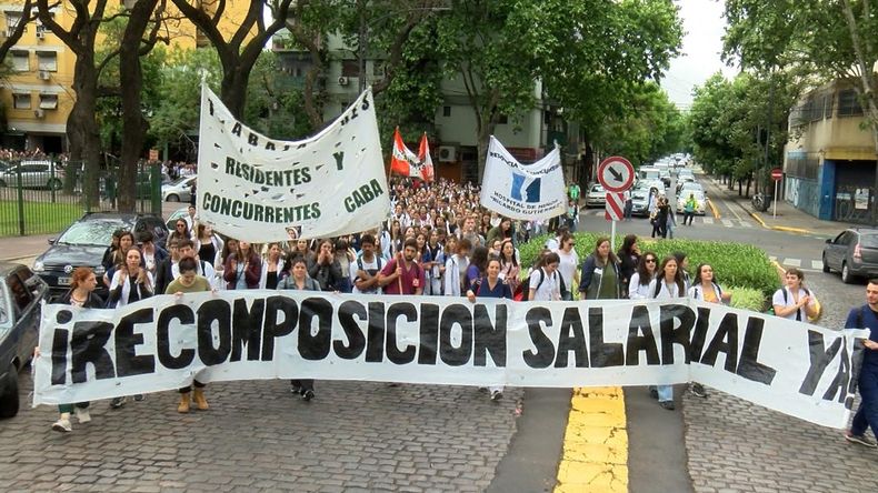 Continúa el paro de residentes en CABA y brindará una conferencia de prensa.