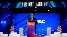 Javier Milei ne la CPAC.