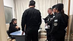 El momento de la detención de Ariel Fernando García Furfaro. El momento de la detención de Ariel Fernando García Furfaro.