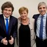 Javier Milei, la titular del FMI Kristalina Georgieva y Luis Caputo. Javier Milei, la titular del FMI Kristalina Georgieva y Luis Caputo.