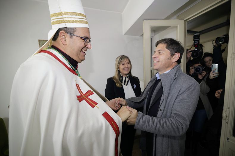 Axel Kicillof participó del Tedeum en la Catedral de La Plata