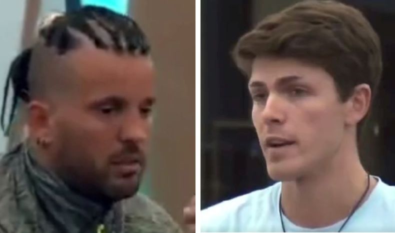 Los dos participantes de Gran Hermano se cruzaron fuerte este sábado.