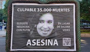 Los afiches contra Cristina Kirchner. Los afiches contra Cristina Kirchner.
