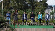 Daniela Villar durante el acto en La Plata. Daniela Villar durante el acto en La Plata.