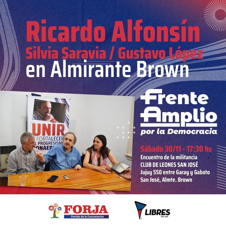 La imagen que compartió Ricardo Alfonsín.