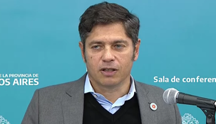 Kicillof aseguró que Nación paró 1.000 obras en la Provincia.