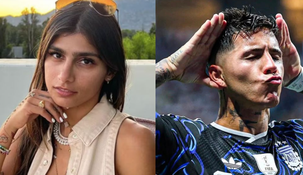 Mia Khalifa posteó una foto de Enzo Fernández.